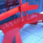 Hall Arts 'Red Bench' by John Henry